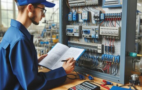 practical course on PLC, Electrical Panel, hydraulics, and pneumatics